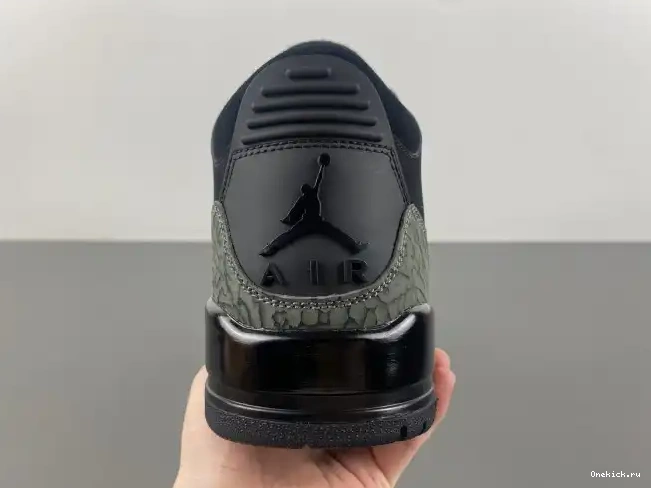 One Kick Air CK9246-168 Cat 3 Jordan Retro Black 0627